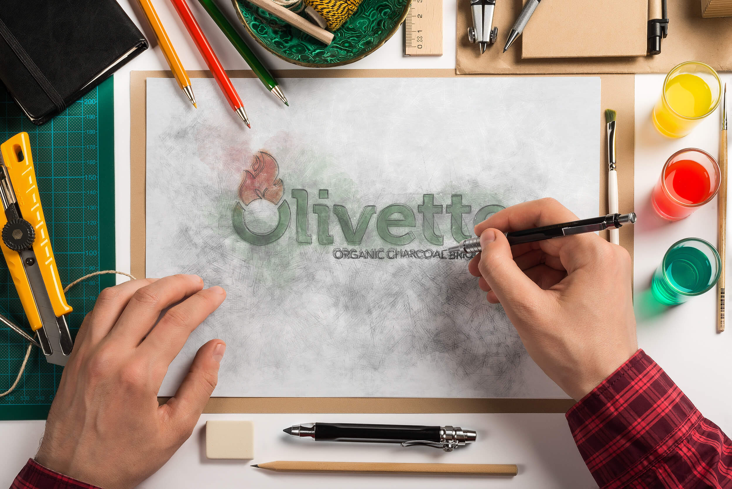 OLIVETTE Organic charcoal briquettes