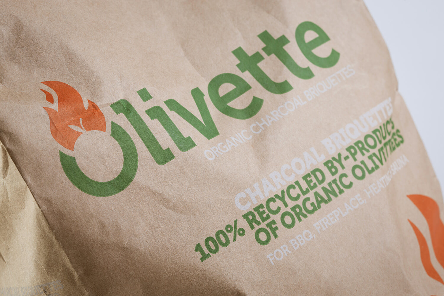 OLIVETTE Organic charcoal briquettes