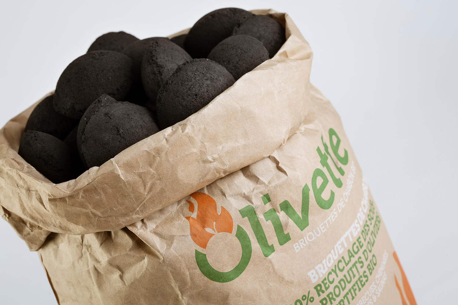OLIVETTE Organic charcoal briquettes