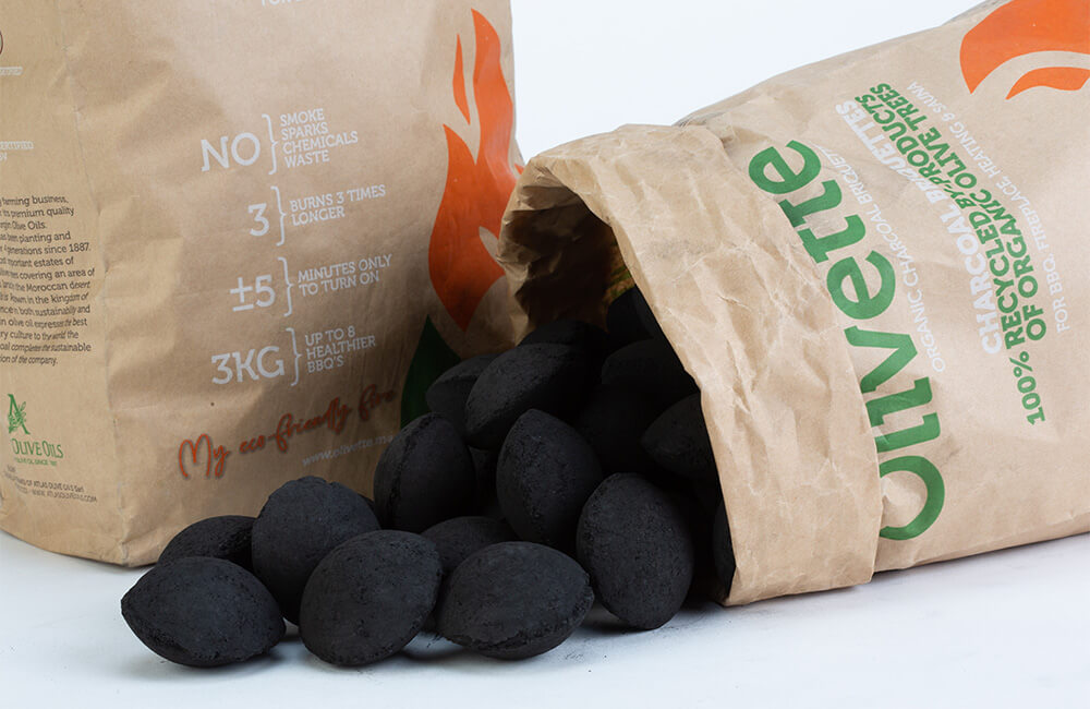 OLIVETTE Organic charcoal briquettes